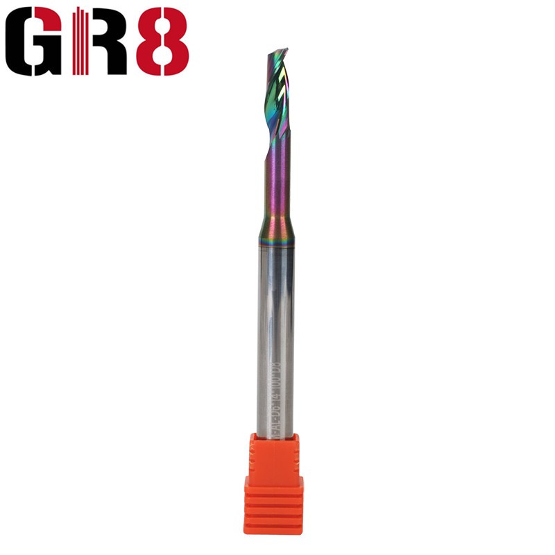 1-флейная концевая фреза для обработки алюминия